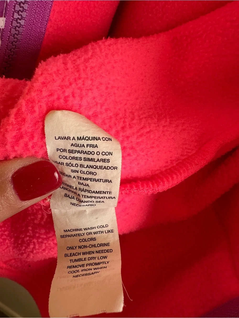Girls XL 14 Children’s Place Puffer Jacket 3 In 1 Pink/Purple Kaleidoscope Hood